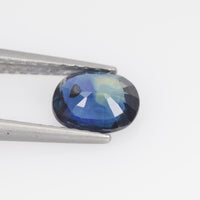 0.72-0.81 Cts Natural Teal Blue Green Sapphire Loose Gemstone Oval Cut