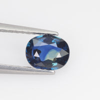 0.72-0.81 Cts Natural Teal Blue Green Sapphire Loose Gemstone Oval Cut