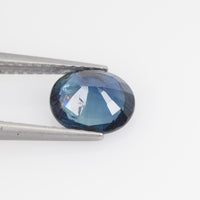 1.42 Cts Natural Teal Blue Sapphire Loose Gemstone Oval Cut