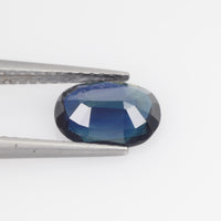 1.43 Cts Natural Teal Blue Sapphire Loose Gemstone Oval Cut