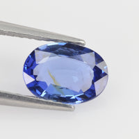 0.82-0.95 cts Unheated Natural Blue Sapphire Loose Gemstone Oval Cut