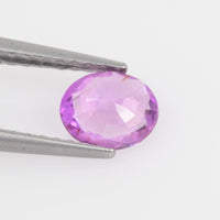 0.53-0.72 Cts Unheated Natural Pink Sapphire Loose Gemstone oval Cut