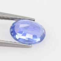 1.31-1.80 cts Unheated Natural Blue Sapphire Loose Gemstone Oval Cut
