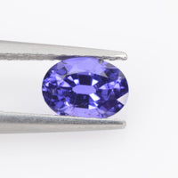 0.65 cts Natural Purple Sapphire Loose Gemstone Oval Cut