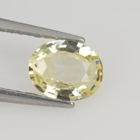 0.81 cts Natural Yellow Sapphire Loose Gemstone Oval Cut