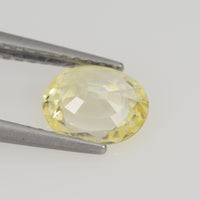 0.81 cts Natural Yellow Sapphire Loose Gemstone Oval Cut