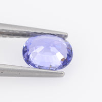 0.75 cts Natural Purple Sapphire Loose Gemstone Oval Cut