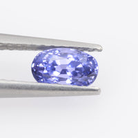 0.66 cts Natural Purple Sapphire Loose Gemstone Oval Cut