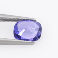 0.69 cts Natural Purple Sapphire Loose Gemstone Cushion Cut