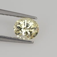 0.71 cts Natural Yellow Sapphire Loose Gemstone Oval Cut