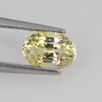 0.92 cts Natural Yellow Sapphire Loose Gemstone Oval Cut