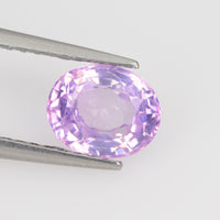 1.07 cts Natural Pink Sapphire Loose Gemstone Oval Cut