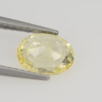 0.83 cts Natural Yellow Sapphire Loose Gemstone Oval Cut