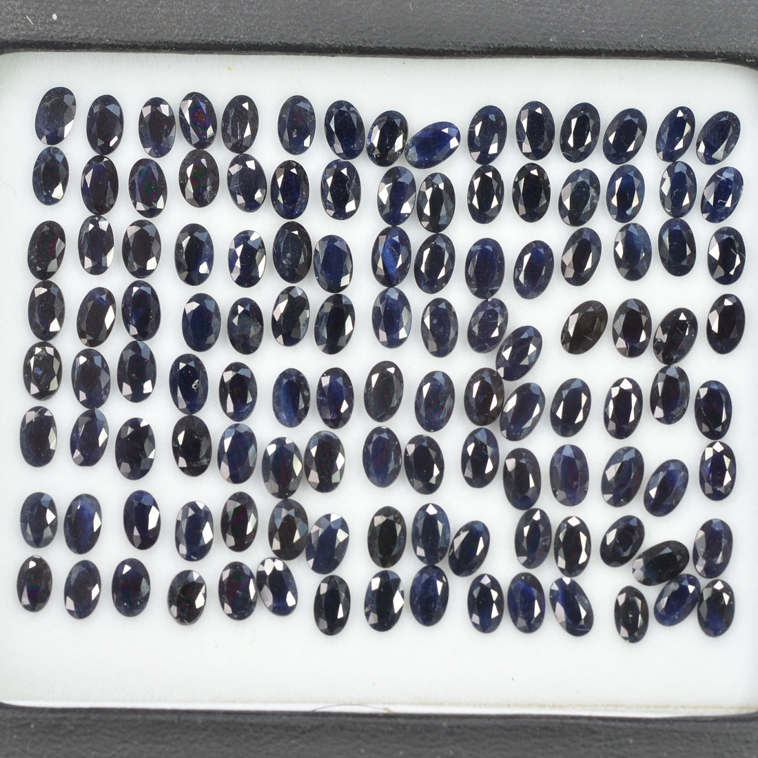 5x3 mm Natural Calibrated Blue Sapphire Loose Gemstone Oval Cut