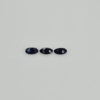 5x3 mm Natural Calibrated Blue Sapphire Loose Gemstone Oval Cut