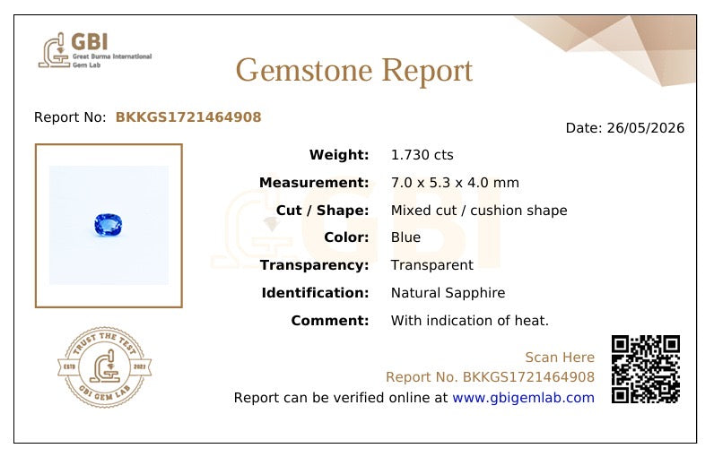 Certification — Ruby & Sapphire Lab Reports