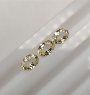7x5 mm Natural Calibrated Sri Lanka Yellow Sapphire Loose Gemstone Oval Cut