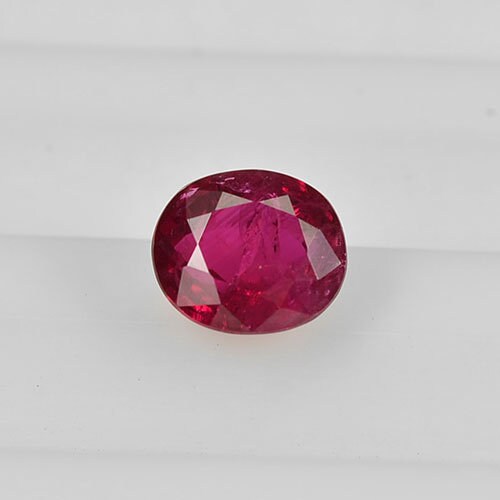 0.99 cts Natural Thai Ruby Loose Gemstone Oval Cut