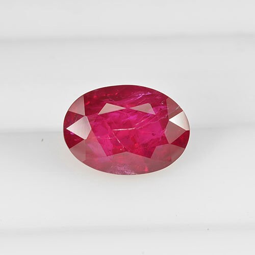 2.02 cts Natural Burma Ruby Loose Gemstone Oval Cut