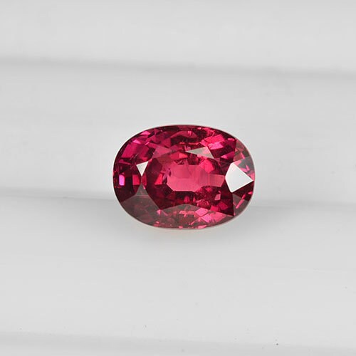 1.68 cts Natural Africa Ruby Loose Gemstone Oval Cut GRS Certified