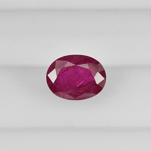 0.96 cts Natural Thai Ruby Loose Gemstone Oval Cut