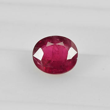 1.07 cts Natural Thai Ruby Loose Gemstone Oval Cut