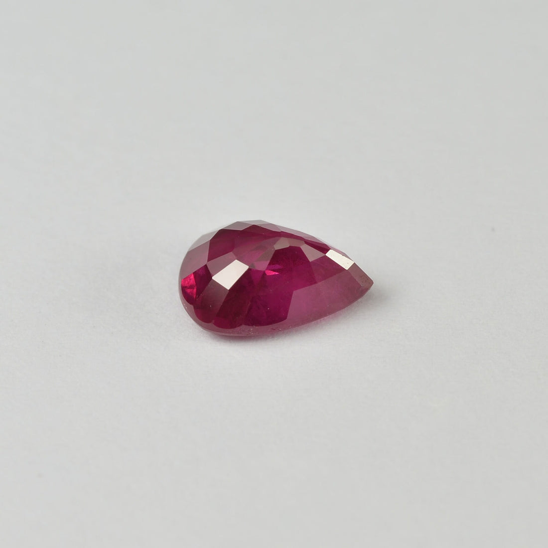 0.97 cts Natural Burma Ruby Loose Gemstone Pear Cut