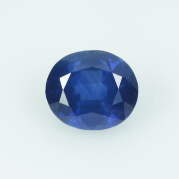 1.58 Cts Natural Blue Sapphire Loose Gemstone Oval Cut