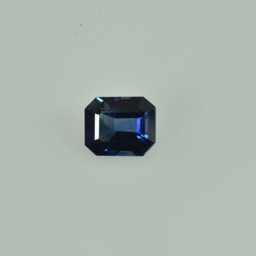 0.61 cts Natural Blue Sapphire Loose Gemstone Emerald Cut