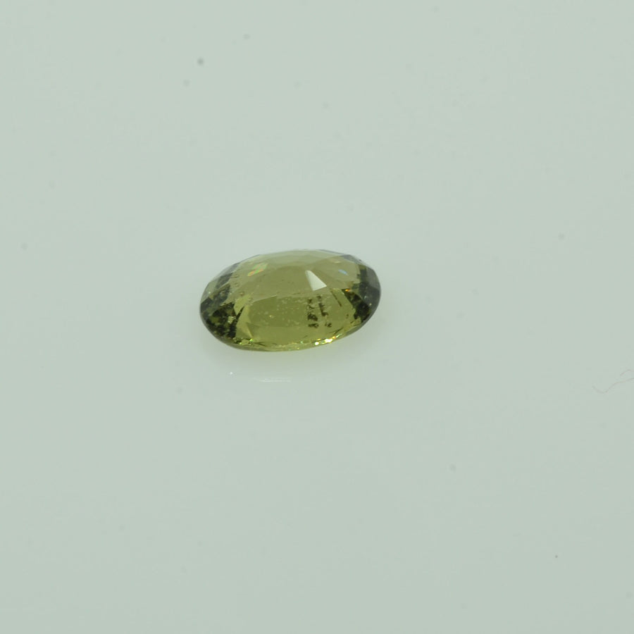 0.57 cts Natural Green Sapphire Loose Gemstone Oval Cut