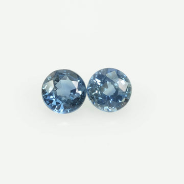 3.3 mm Natural Blue Sapphire Loose Gemstone Round Cut