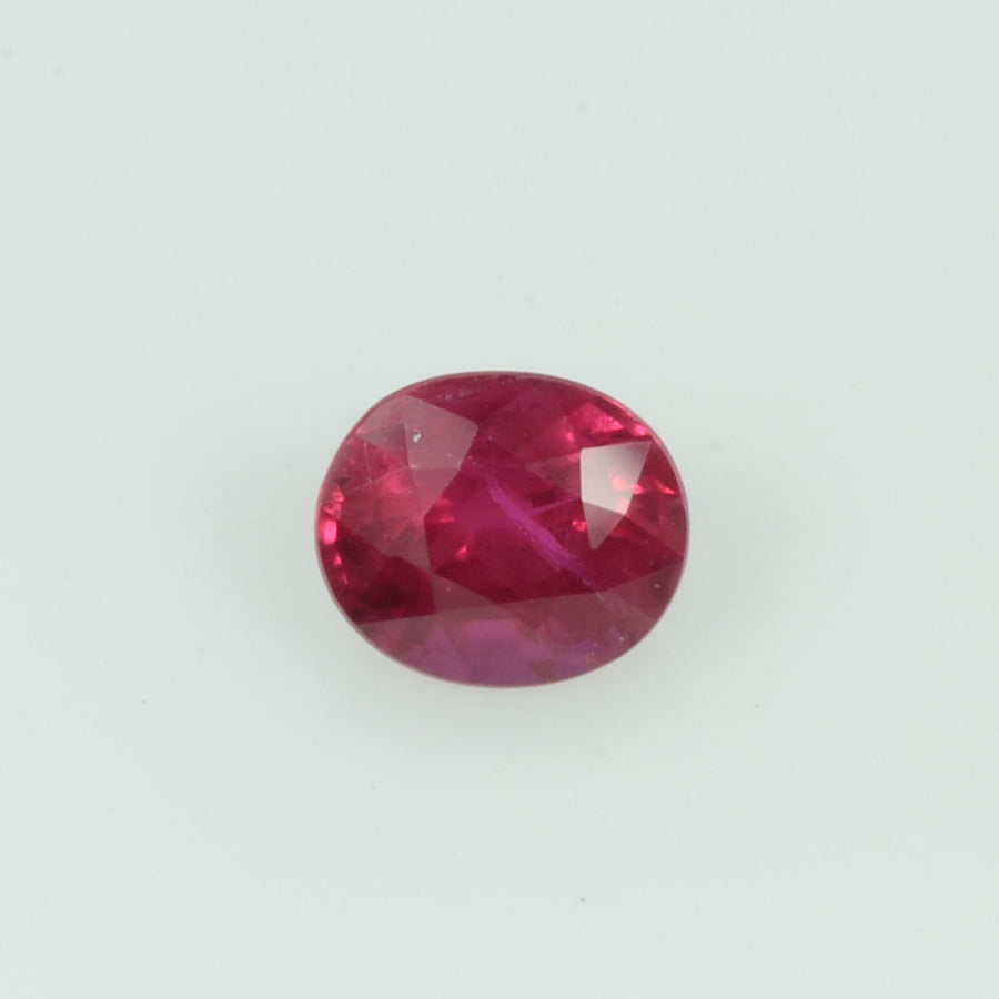 0.38 Cts Natural Vietnam Ruby Loose Gemstone Oval Cut