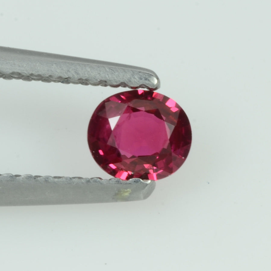 0.33 Cts Natural Vietnam Ruby Loose Gemstone Oval Cut