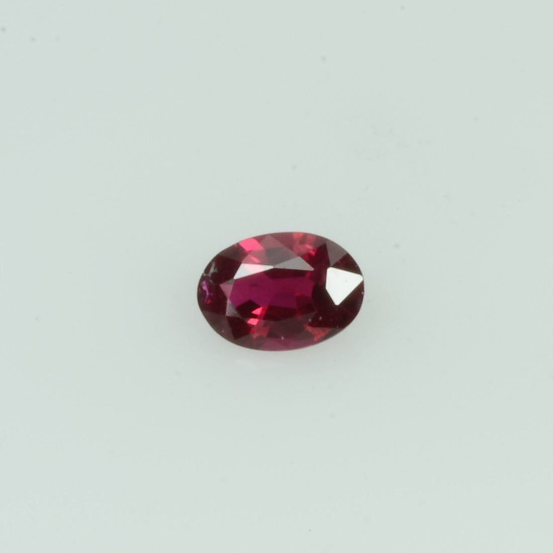 0.12 Cts Natural Burma Ruby Loose Gemstone Oval Cut