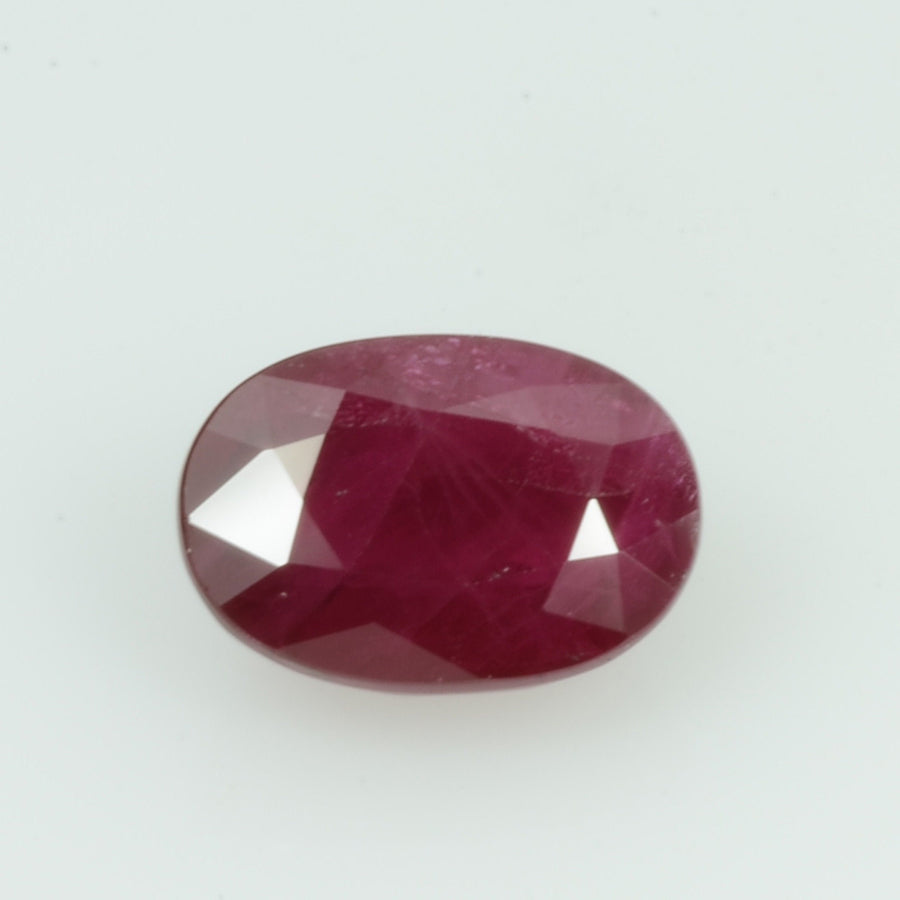 1.09 Cts Natural Burma Ruby Loose Gemstone Oval Cut