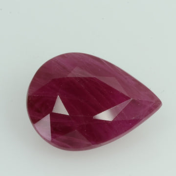 1.94 Cts Natural Burma Ruby Loose Gemstone Pear Cut