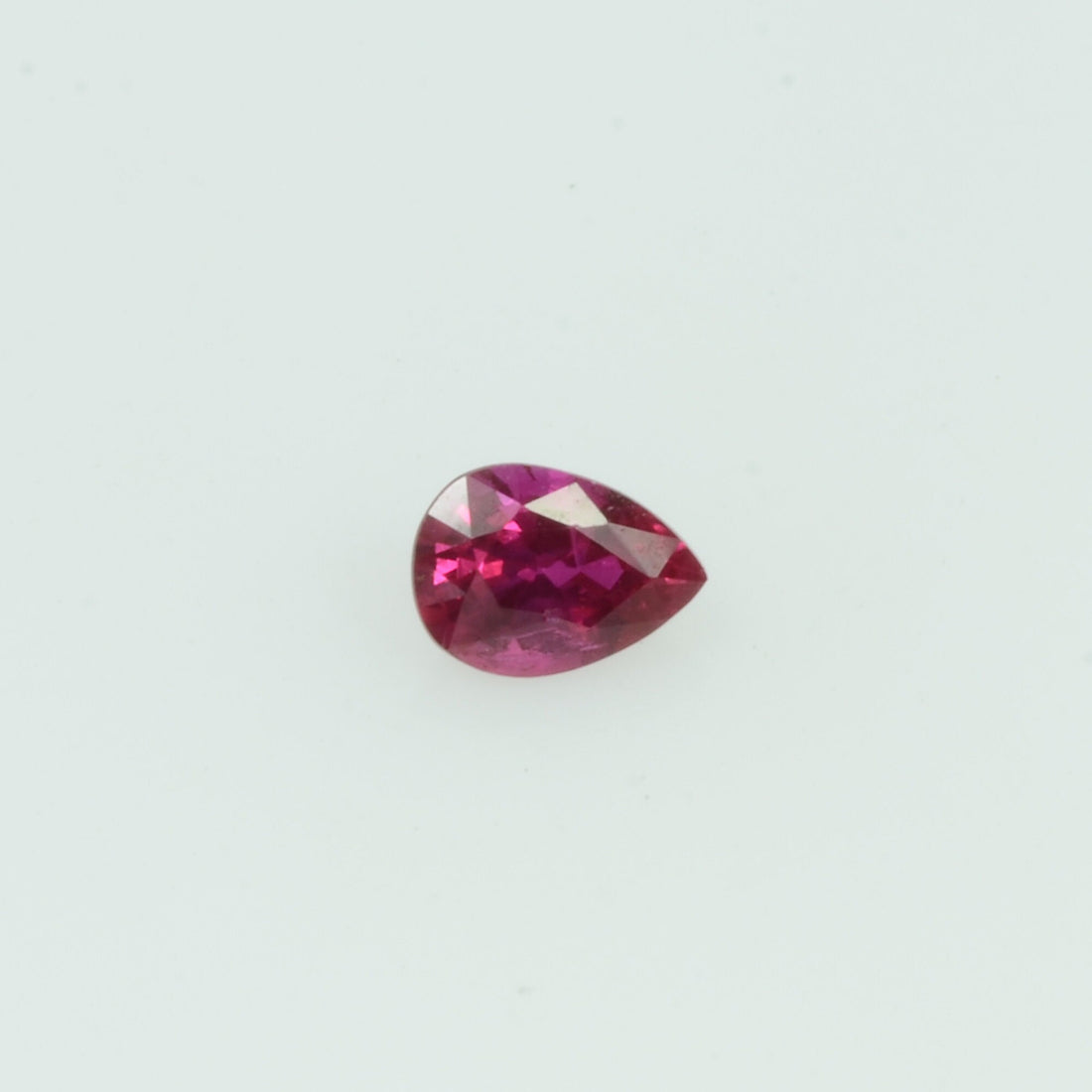 0.12 Cts Natural Ruby Loose Gemstone Pear Cut