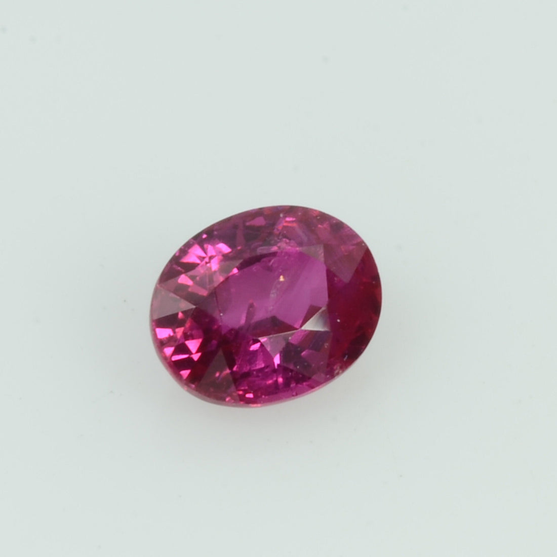 0.53 Cts Unheated Natural Burma Ruby Loose Gemstone Oval Cut