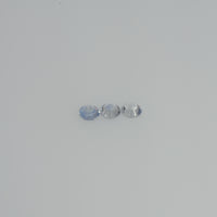 1.5-3.0 mm Natural Bluish White Sapphire Loose Pk Quality Gemstone Round Diamond Cut