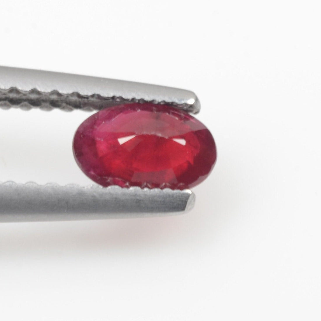 0.52 Cts Natural Ruby Loose Gemstone Oval Cut Pigeon Blood Aigs Certified