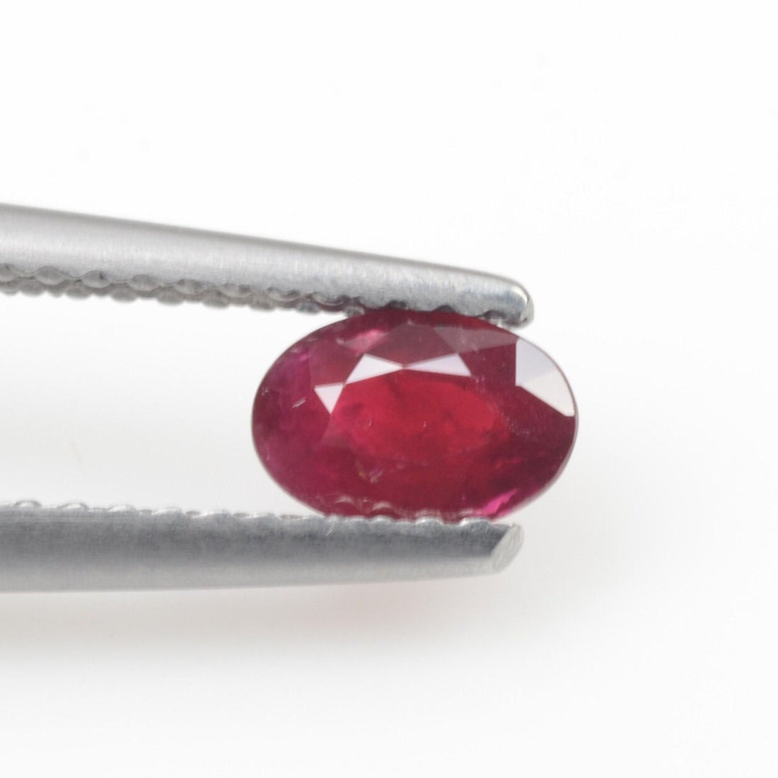 0.52 Cts Natural Ruby Loose Gemstone Oval Cut Pigeon Blood Aigs Certified