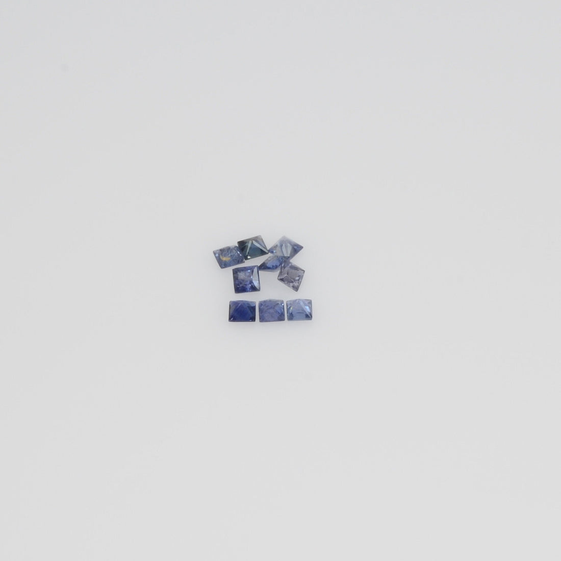 1.4-3.3 MM Natural Princess Cut Blue Sapphire Loose Gemstone