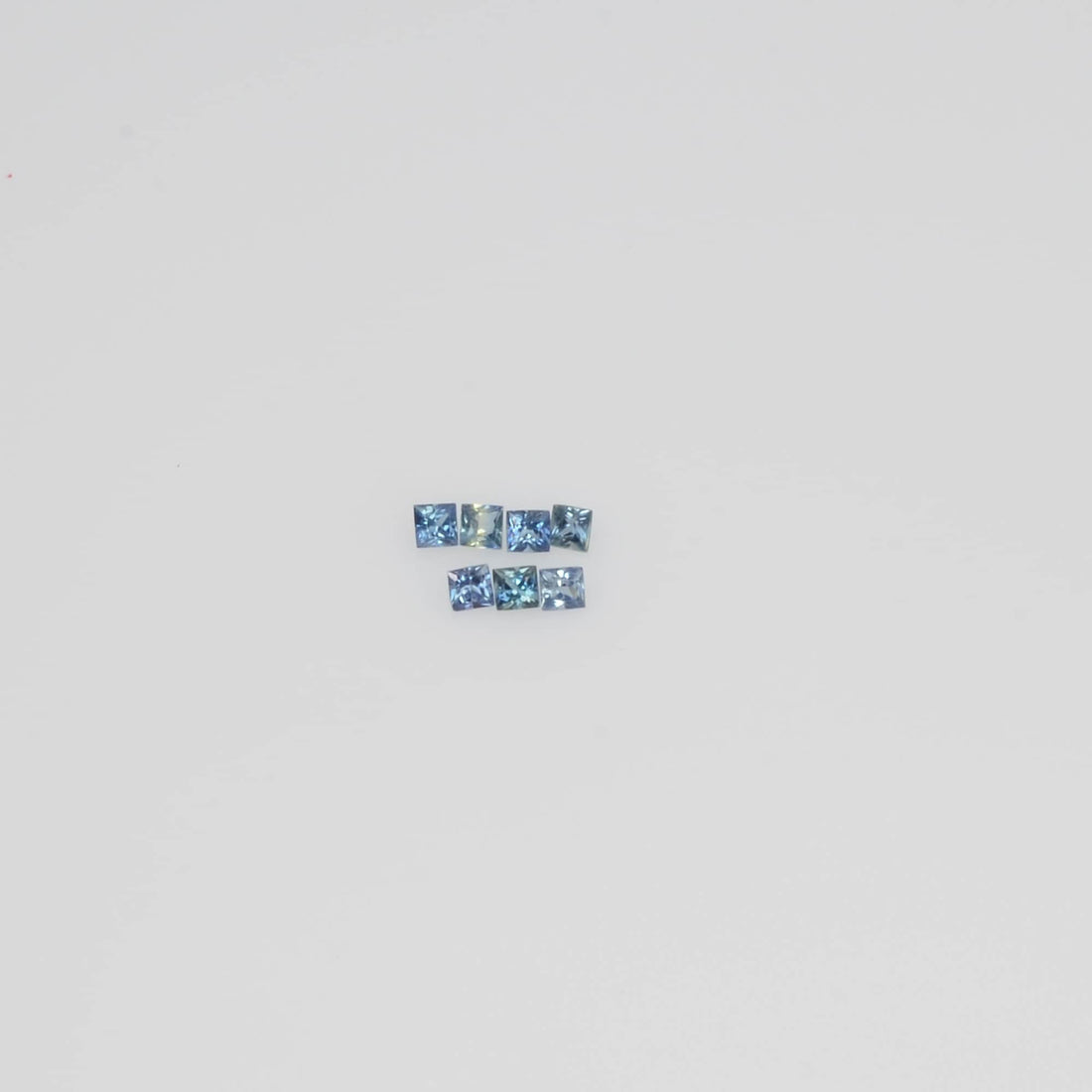 1.1-3.7 MM Natural Princess Cut Blue Sapphire Loose Gemstone