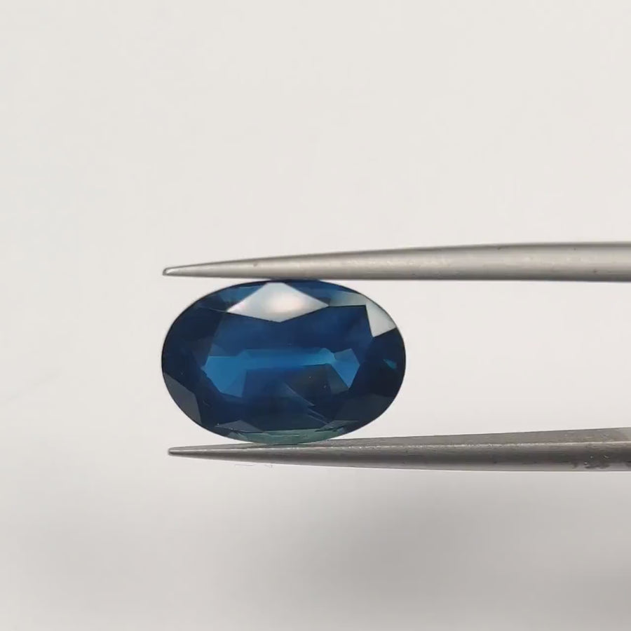 5.04 cts natural blue sapphire loose gemstone oval cut