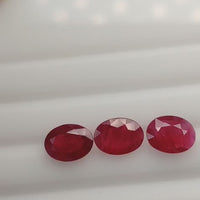 8x6 MM Natural Ruby Loose Gemstone Oval Cut