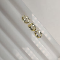7x5 mm Natural Calibrated Sri Lanka Yellow Sapphire Loose Gemstone Oval Cut