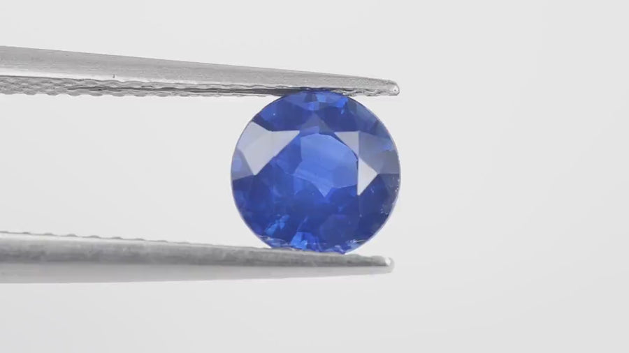 6.2 mm Natural Blue Sapphire Loose Gemstone Round Cut