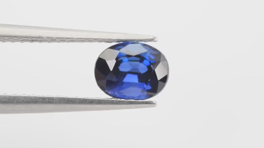 1.49 cts  Natural Blue Sapphire Loose Gemstone Oval Cut