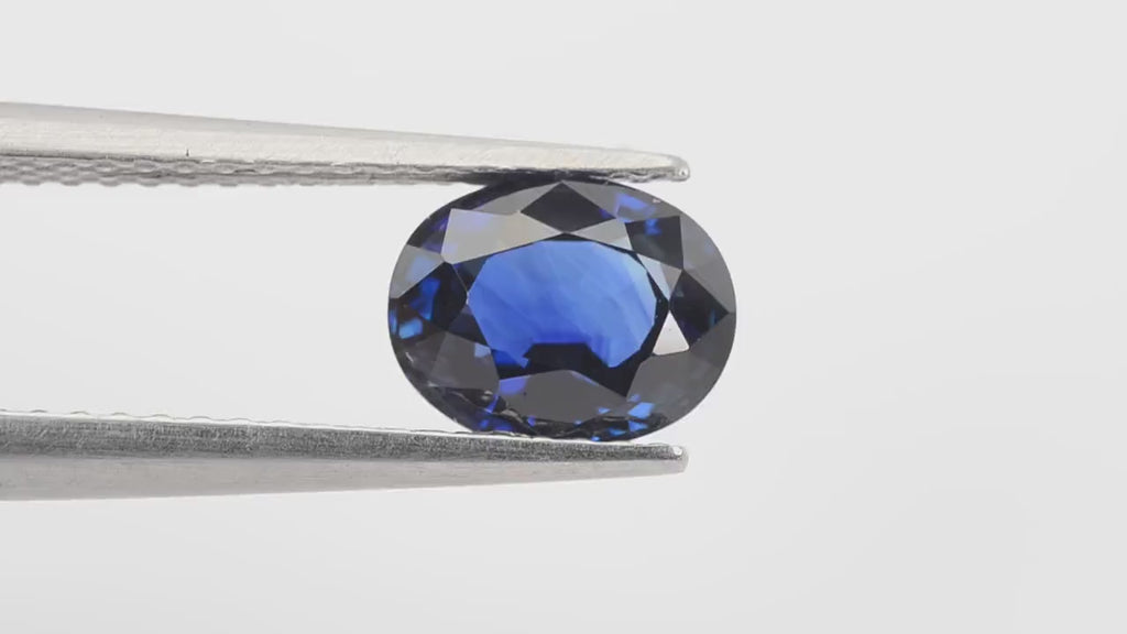 1.40 cts Natural Blue Sapphire Loose Gemstone Oval Cut