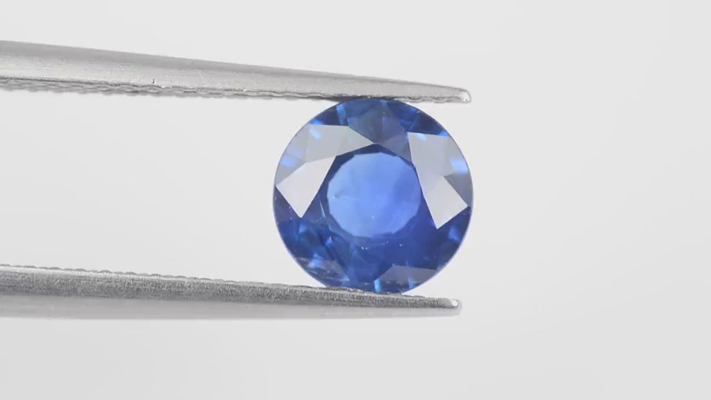 6.5 mm Natural Blue Sapphire Loose Gemstone Round Cut